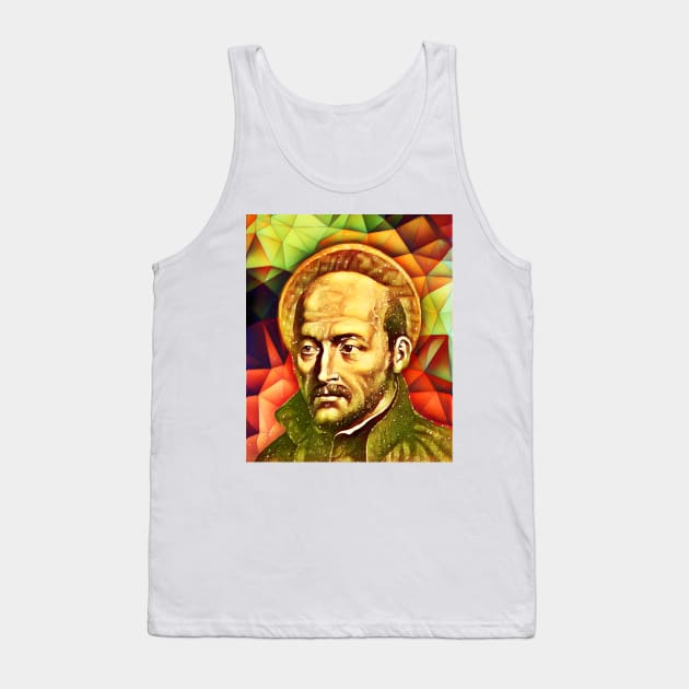 Ignatius of Loyola Snow Portrait | Ignatius of Loyola Artwork 15 Tank Top by JustLit